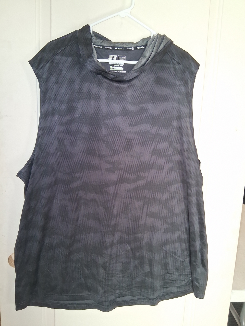 Russell Athletic Men’s Dark Gray Camouflage Tank Top